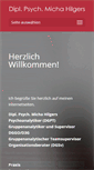Mobile Screenshot of michahilgers.de