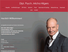 Tablet Screenshot of michahilgers.de